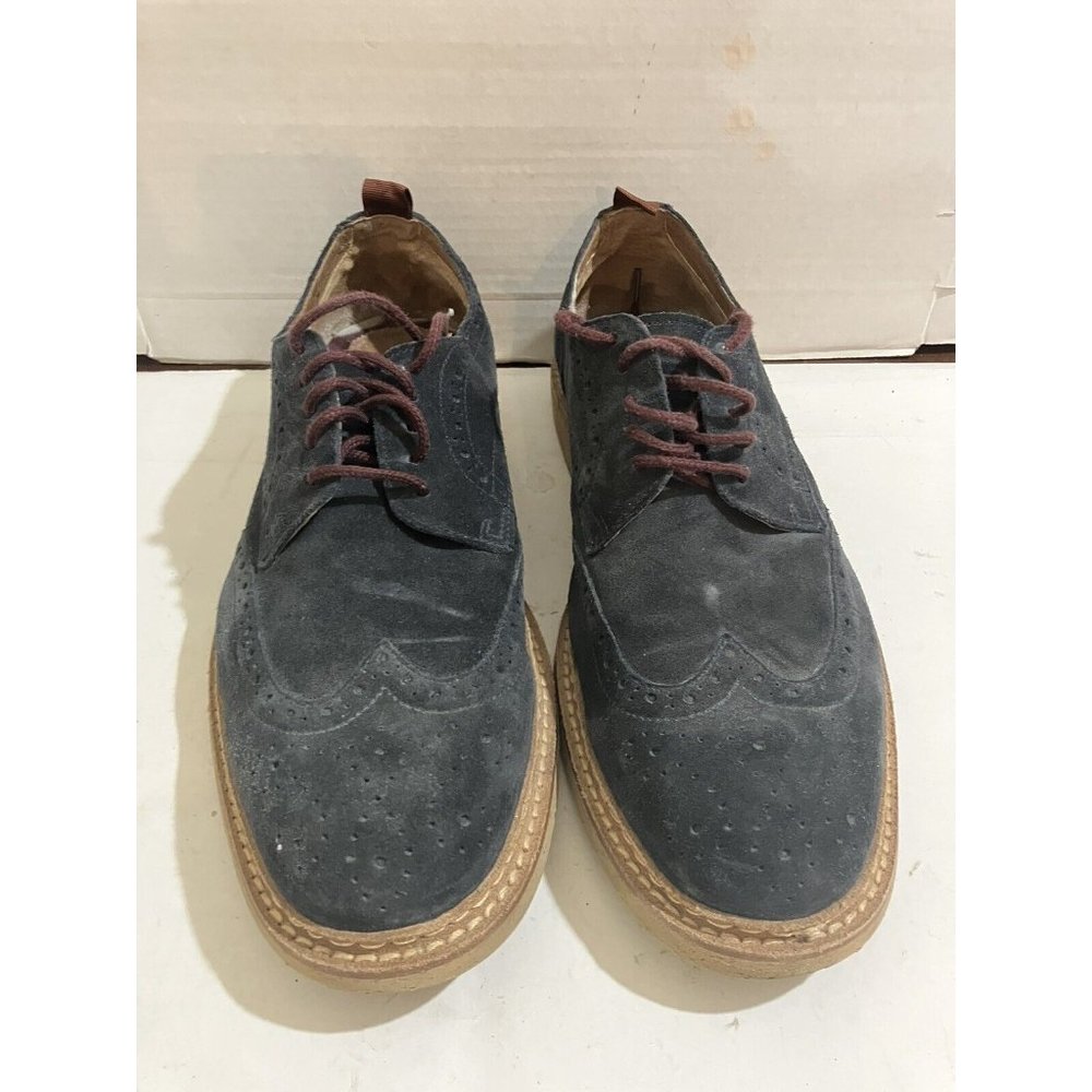 Johnston Murphy J&M 1850 Men’s Size 10.5 M Navy Blue Oxfords Shoes - Picture 2 of 8